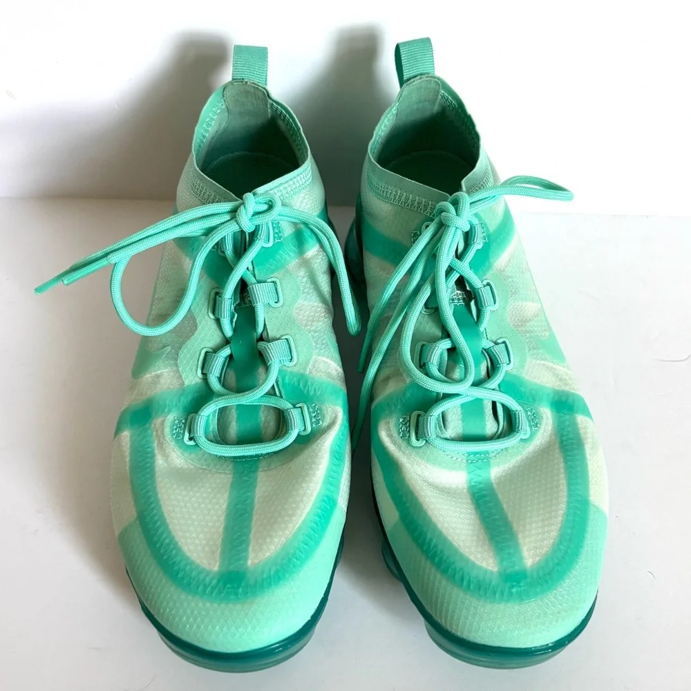 Nike Air Vapormax Women’s 7.5 2019 Teal Tint Blue Aqua Running Shoes Sneaker - Picture 3 of 6